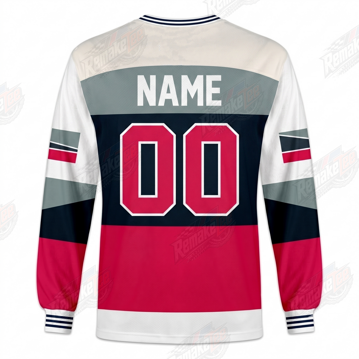 Mongoose Retro Stripe vintage BMX racing jersey - alternate product view