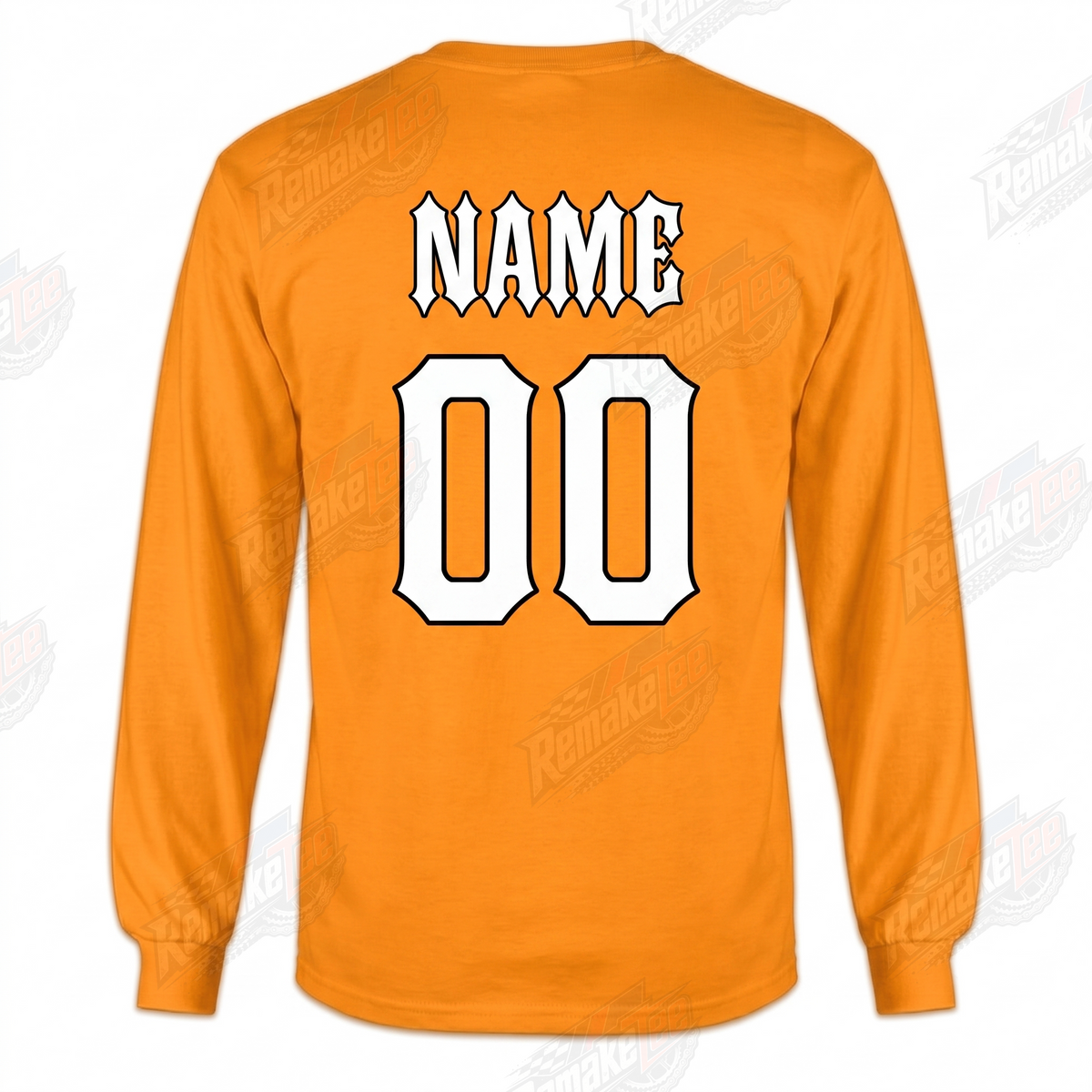 Mongoose Winged Logo Orange vintage BMX racing jersey - alternate product view
