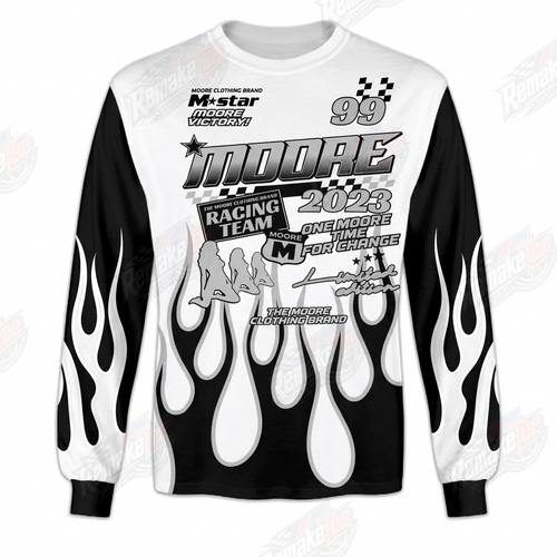 Moore Racing Team 2023 vintage VMX racing jersey - product view