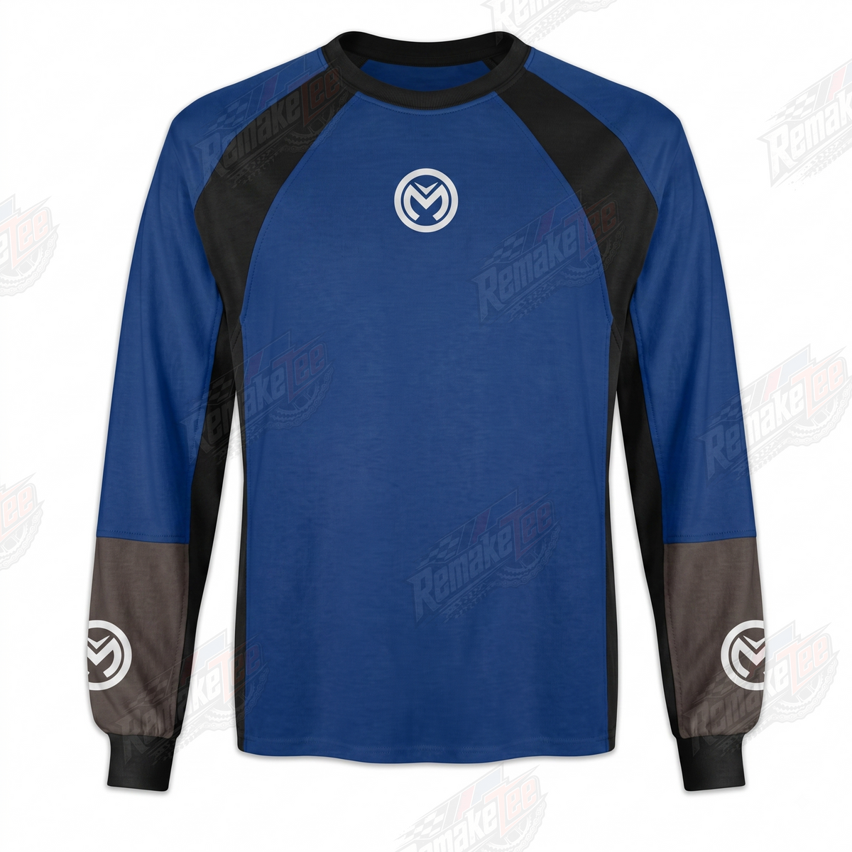 Moose Racing Navy Blue vintage VMX racing jersey - product view