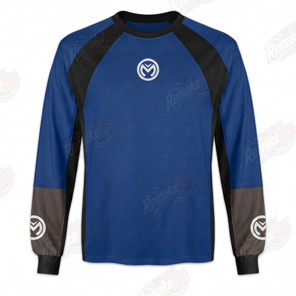 Moose Racing Navy Blue vintage VMX racing jersey - product view