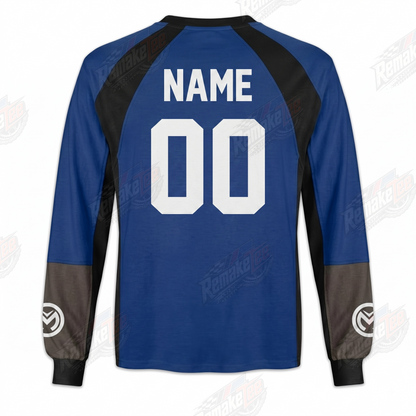 Moose Racing Navy Blue vintage VMX racing jersey - alternate product view