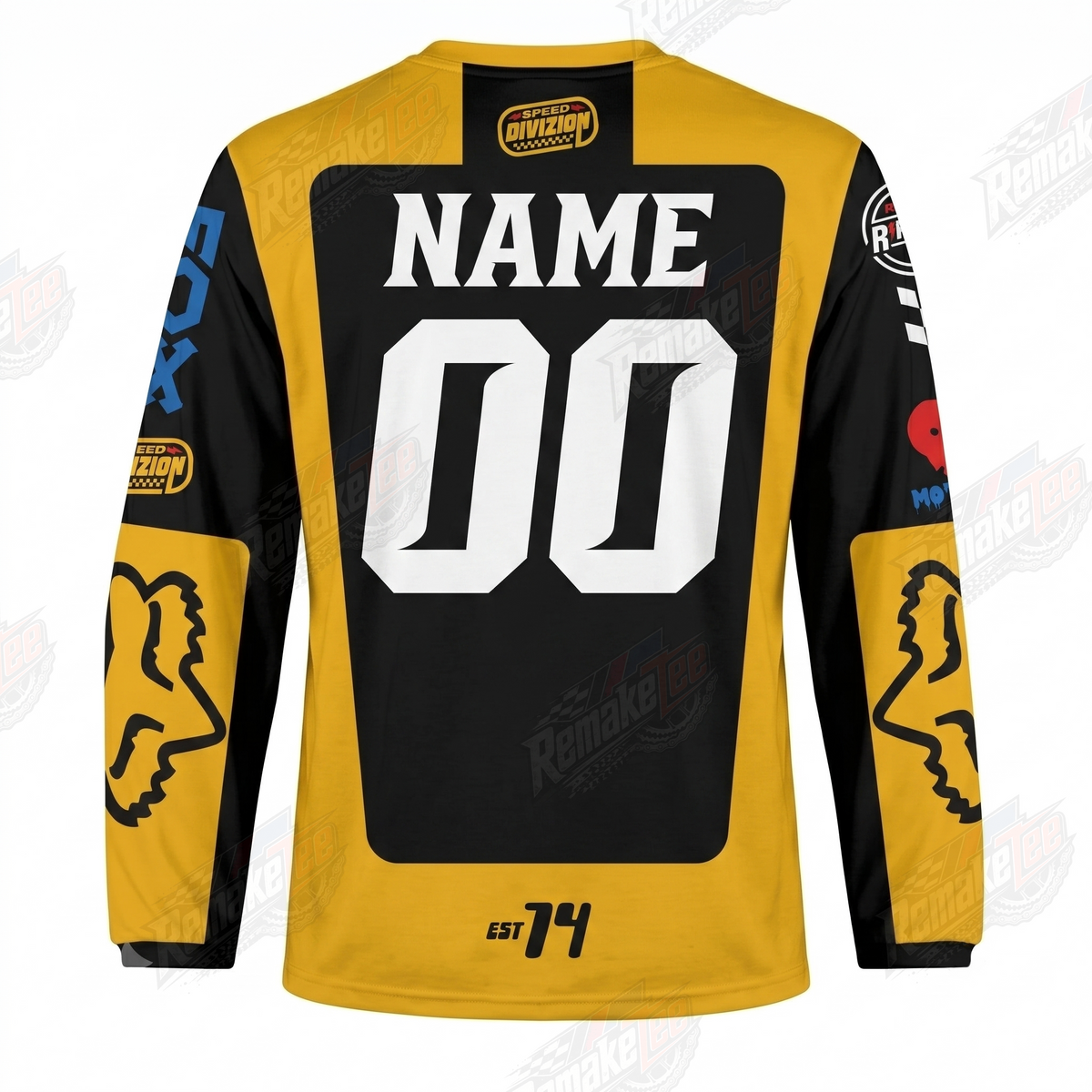 Moto-X FX Supercharged vintage VMX racing jersey - alternate product view
