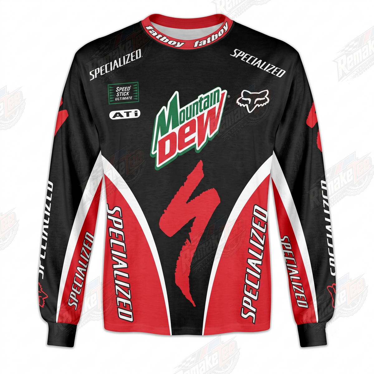 Mountain Dew Specialized vintage VMX racing jersey - product view