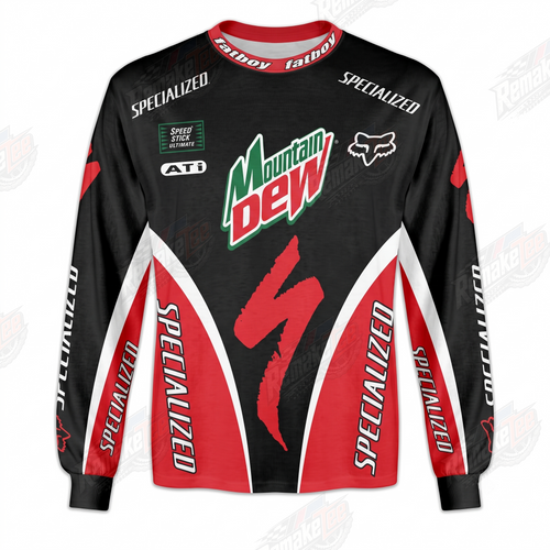 Mountain Dew Specialized vintage VMX racing jersey - product view