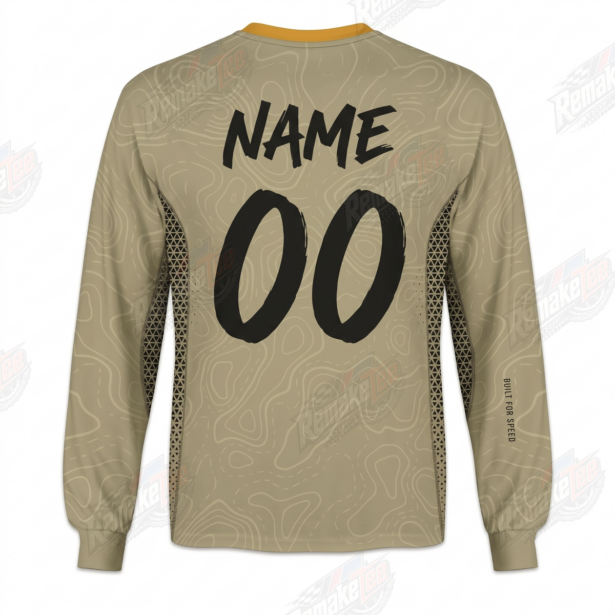 NTFX Factory Team vintage BMX racing jersey - back product view