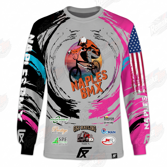 Naples BMX vintage racing jersey - product view