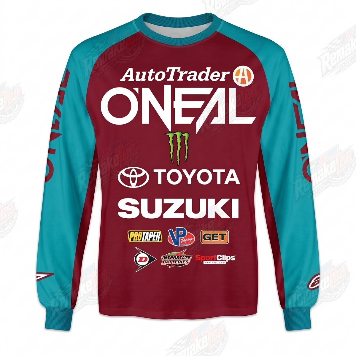 O'Neal AutoTrader Toyota Suzuki Monster Energy vintage VMX racing jersey - product view