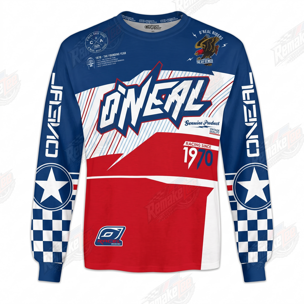 O'Neal Racing 1970 vintage VMX racing jersey - product view