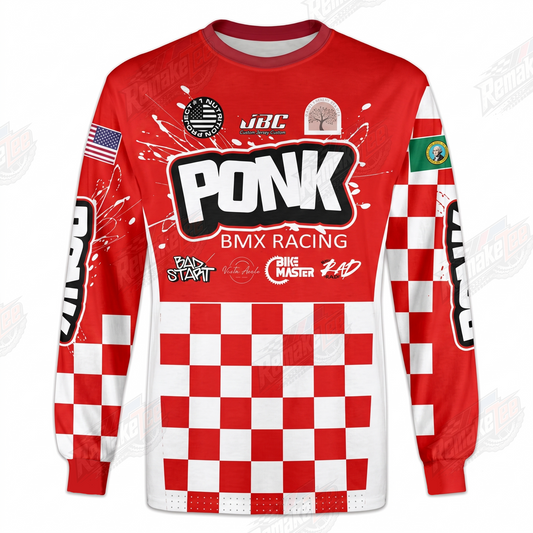 PONK BMX Racing vintage racing jersey - product view