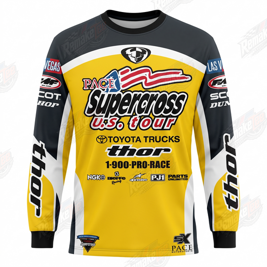 Pace Supercross US Tour Toyota Trucks vintage VMX racing jersey - product view