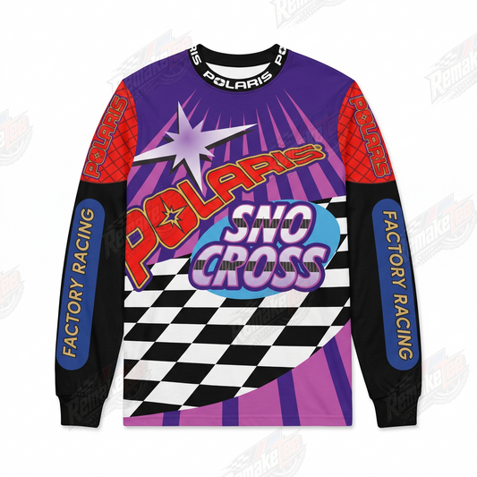 Polaris Sno Cross vintage VMX racing jersey - product view