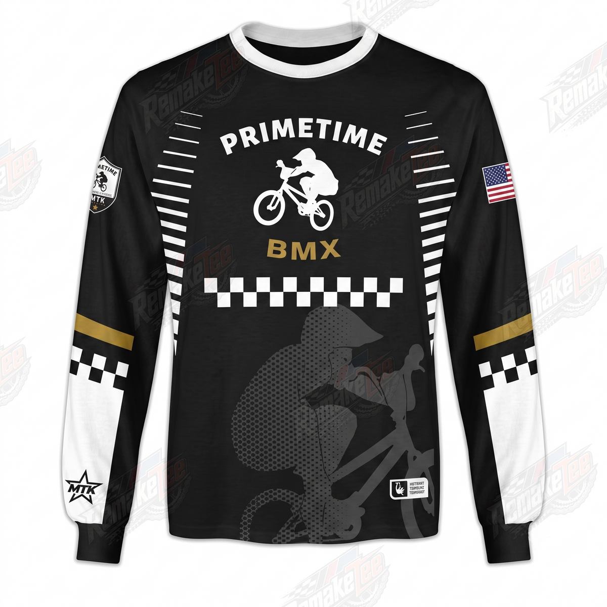 Primetime BMX vintage racing jersey - product view
