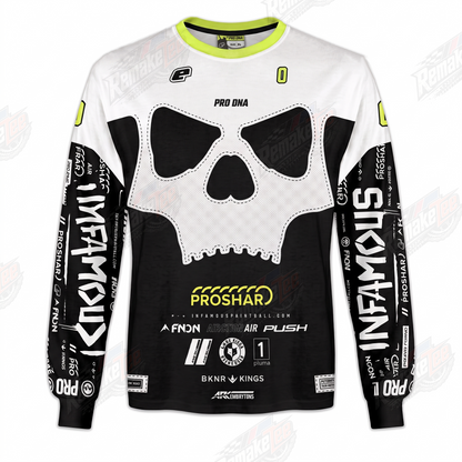 Pro DNA Proshar Skeleton Infamous vintage VMX racing jersey - product view