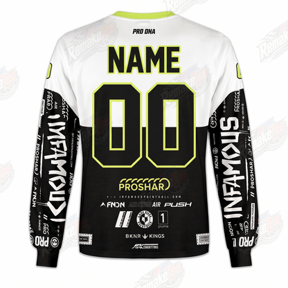 Pro DNA Proshar Skeleton Infamous vintage VMX racing jersey - alternate product view