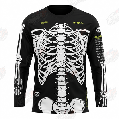 Pro DNA Skeleton Infamous vintage VMX racing jersey - product view