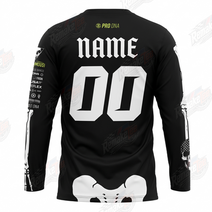 Pro DNA Skeleton Infamous vintage VMX racing jersey - alternate product view