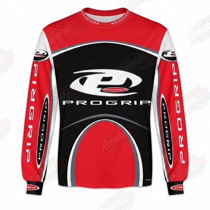 Pro Grip Racing Red Black vintage VMX racing jersey - product view