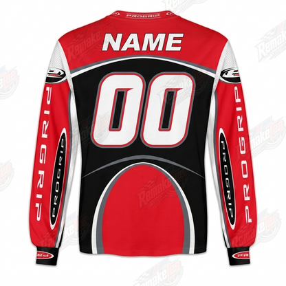 Pro Grip Racing Red Black vintage VMX racing jersey - alternate product view