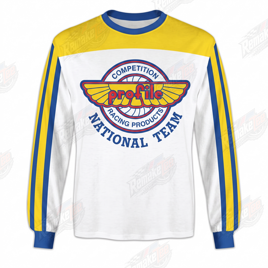 Profile Competition Racing Products National Team vintage BMX racing jersey - product view