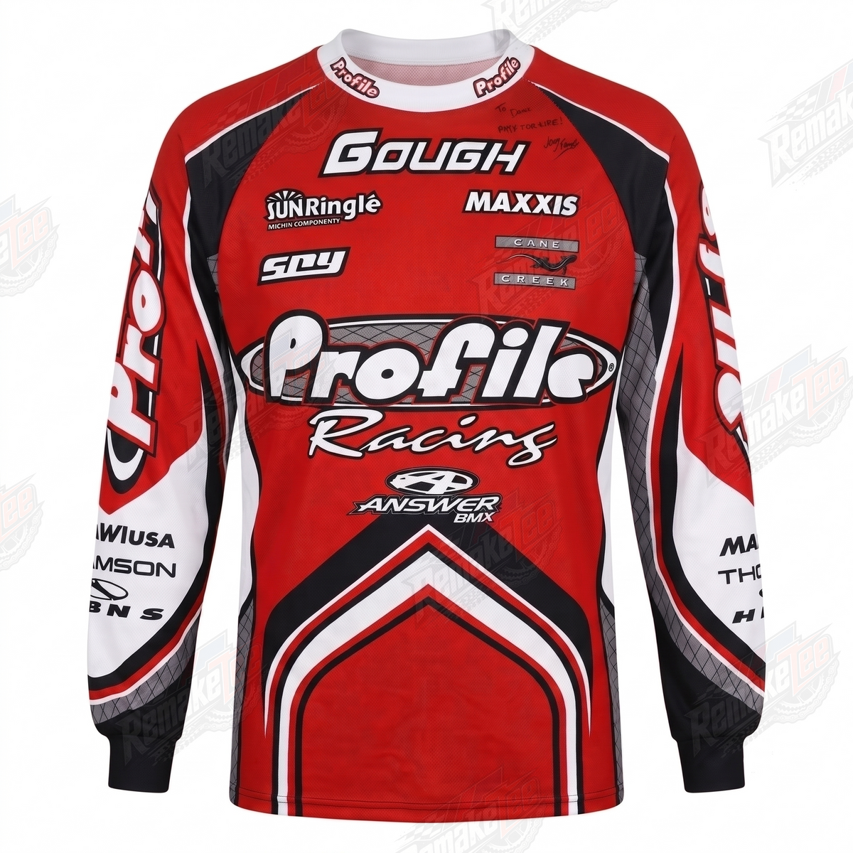 Profile Racing vintage BMX racing jersey - product view