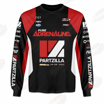 Pure Adrenaline Partzilla vintage VMX racing jersey - product view