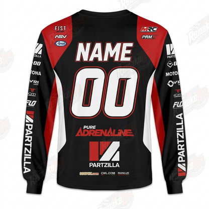 Pure Adrenaline Partzilla vintage VMX racing jersey - alternate product view