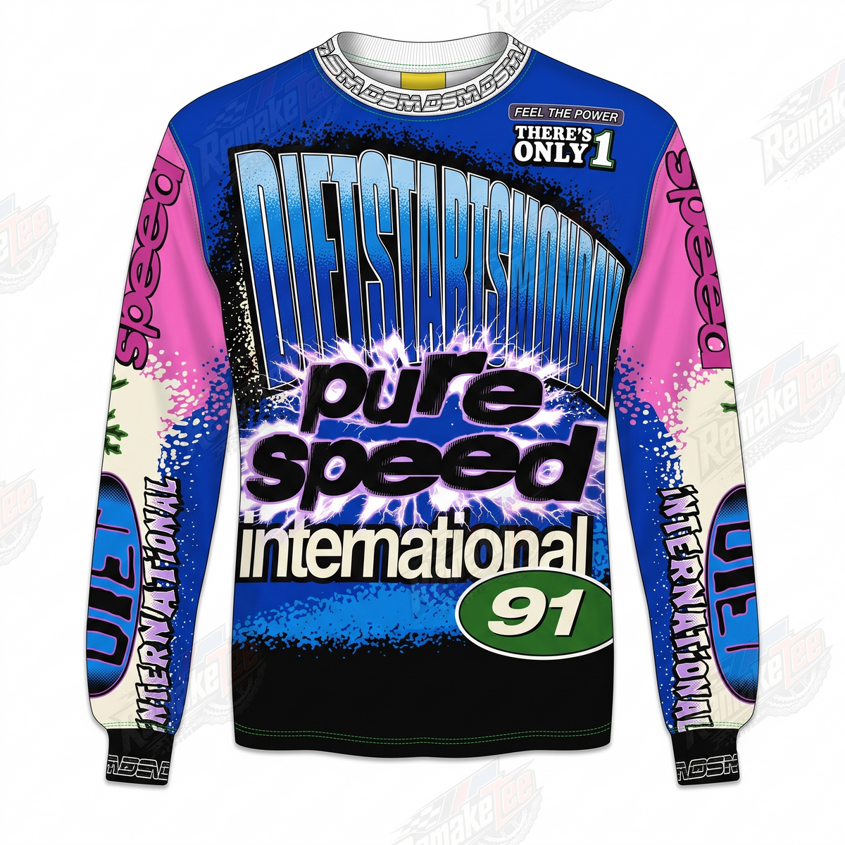 Pure Speed International 91 vintage VMX racing jersey - product view