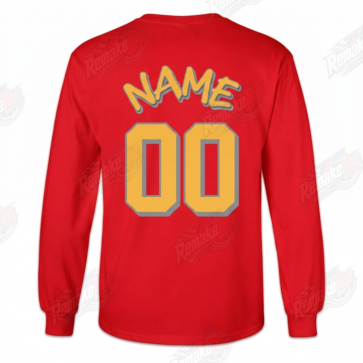 RAD BMX Rider 33 Red vintage racing jersey - alternate product view