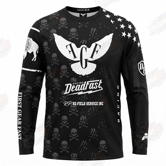 Racing Deadfast vintage BMX racing jersey - product view