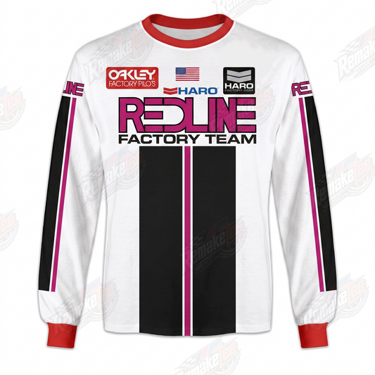 Redline Factory Team vintage BMX racing jersey design #1233 - product view