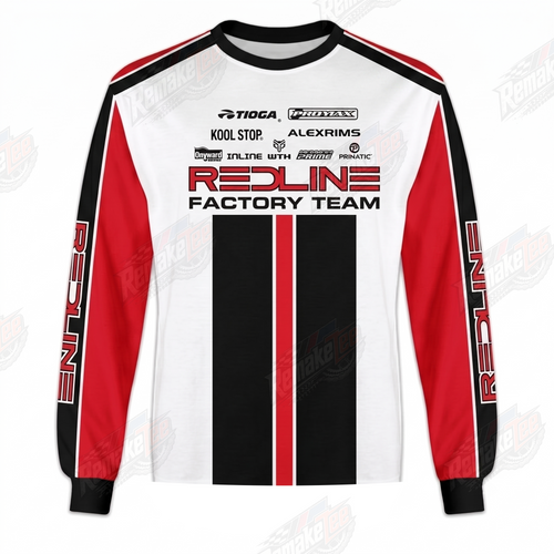 Redline Factory Team vintage BMX racing jersey design #1242 - product view