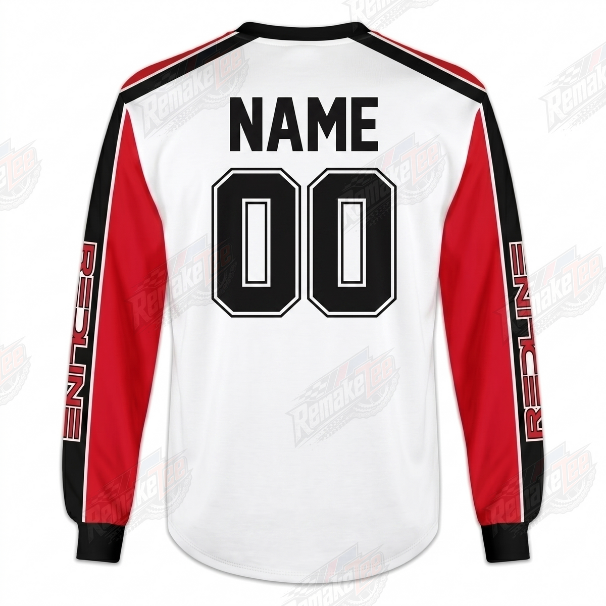 Redline Factory Team vintage BMX racing jersey design #1242 - alternate product view
