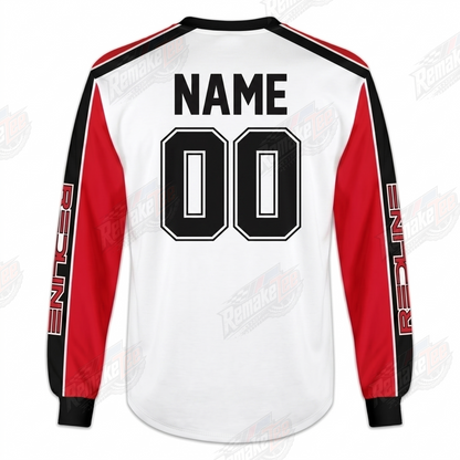 Redline Factory Team vintage BMX racing jersey design #1242 - alternate product view