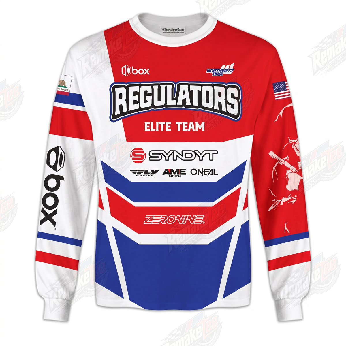Regulators Elite Team vintage BMX racing jersey - product view