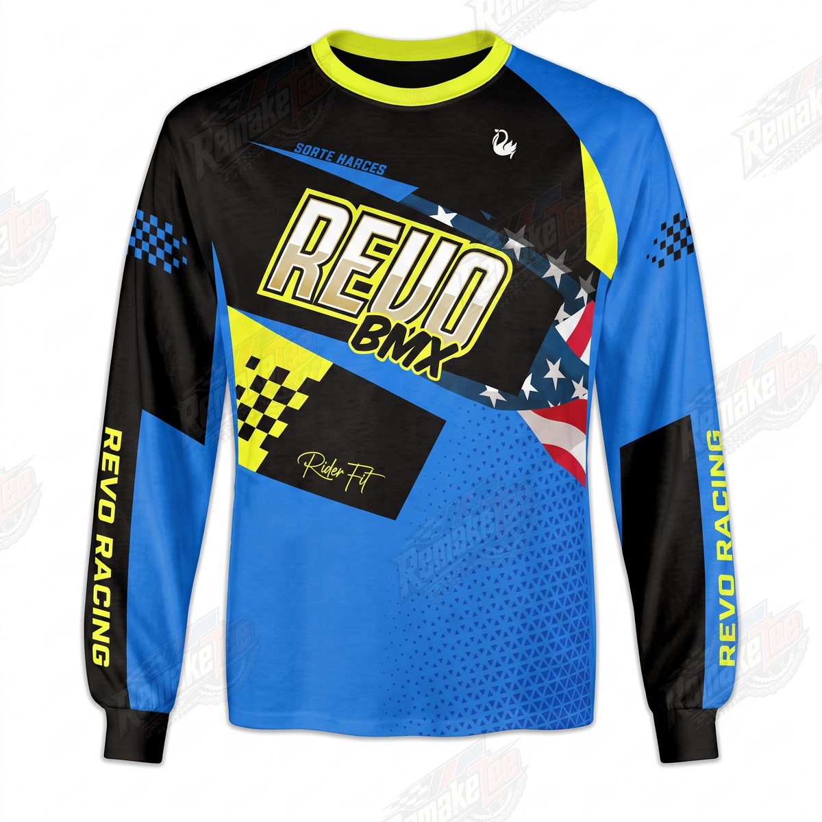 Revo BMX Racing vintage racing jersey - product view