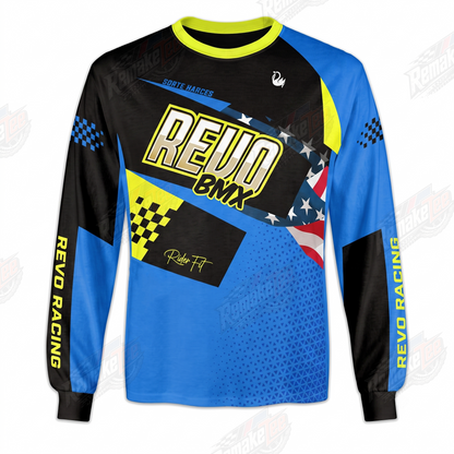 Revo BMX Racing vintage racing jersey - product view