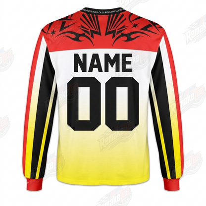 Rolling Loud Racing Red Yellow vintage VMX racing jersey - alternate product view
