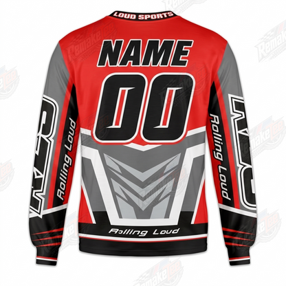 Rolling Loud Racing Team Red vintage VMX racing jersey - alternate product view