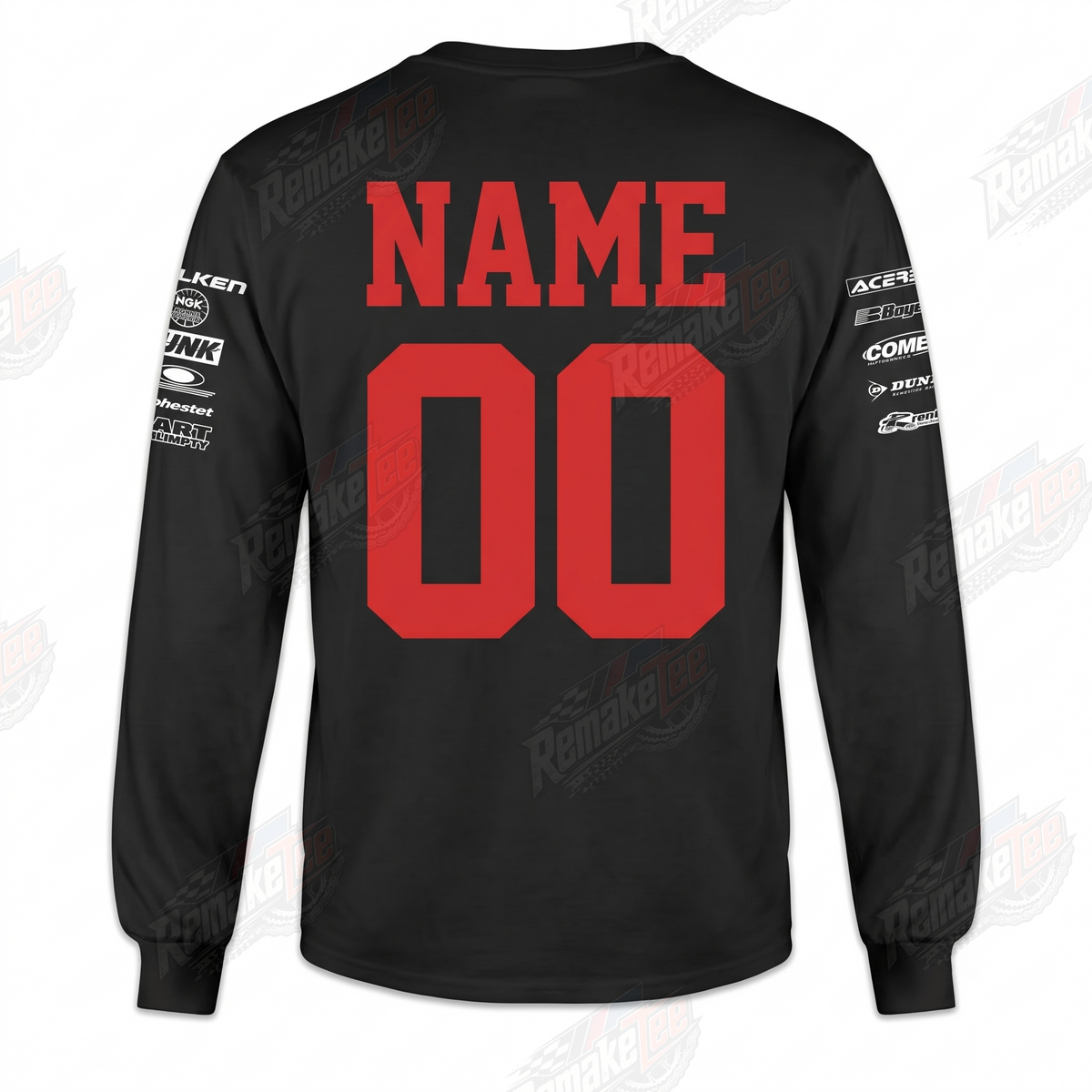 Ryan Villopoto Kawasaki SX Champ Black vintage VMX racing jersey - back product view