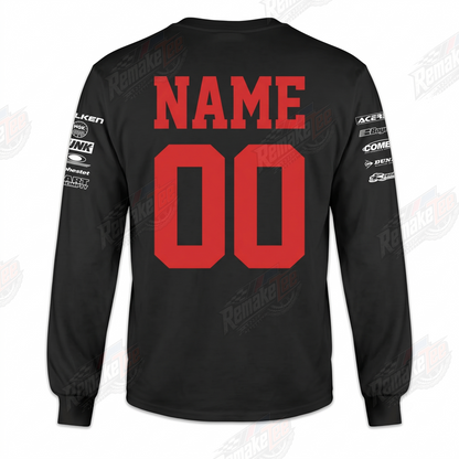 Ryan Villopoto Kawasaki SX Champ Black vintage VMX racing jersey - back product view