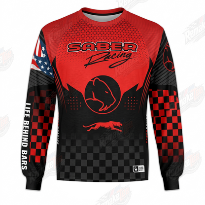 Saber Racing vintage BMX racing jersey - product view