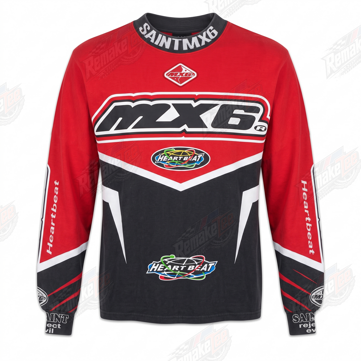 Saint MX6 Heartbeat vintage VMX racing jersey - product view