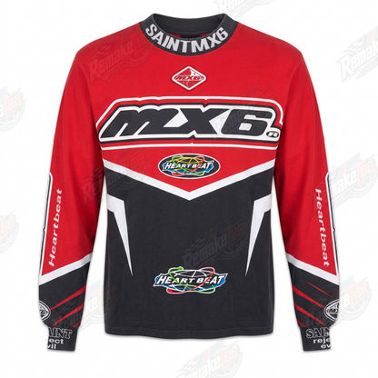 Saint MX6 Heartbeat vintage VMX racing jersey - product view