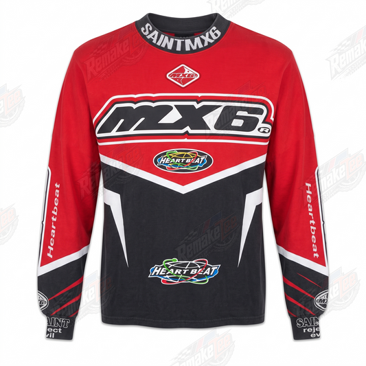 Saint MX6 Heartbeat vintage VMX racing jersey - product view