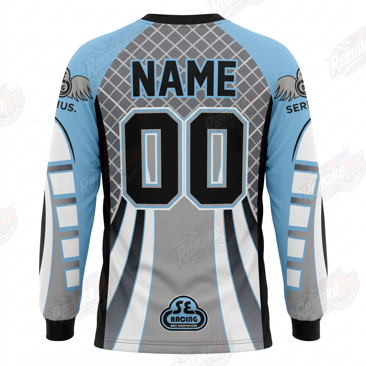 S&M Racing BMX Innovations vintage BMX racing jersey - alternate product view