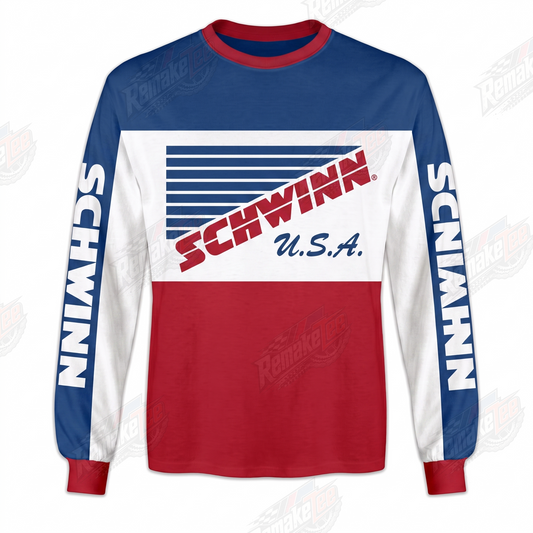 Schwinn U.S.A vintage BMX racing jersey - product view
