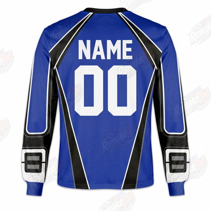 Shift Blue Black Racing vintage VMX racing jersey - alternate product view