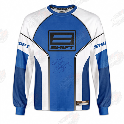Shift Blue White Racing vintage VMX racing jersey - product view