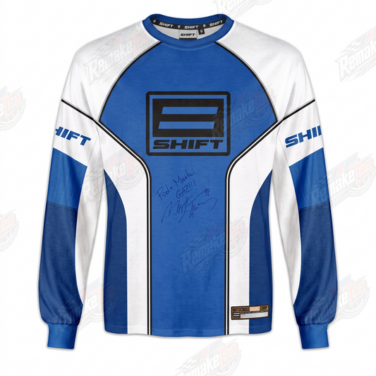 Shift Blue White Racing vintage VMX racing jersey - product view